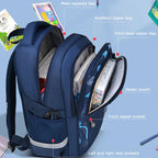 Sac à dos scolaire orthopédique imperméable pour l'école primaire