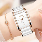 Montre LIGE LG89188 2026 Bracelet en céramique Résistante à l'eau