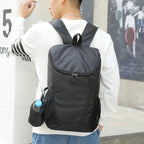 Sac à dos pliable en nylon unisexe minimaliste imperméable Sports