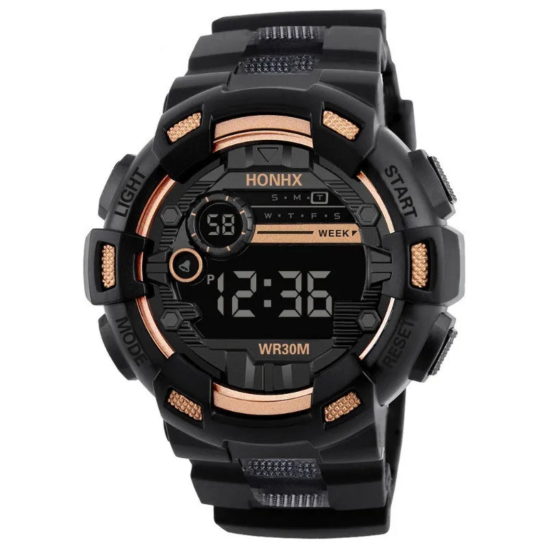 Men's and Students' Multifunctional Sports LED Watch