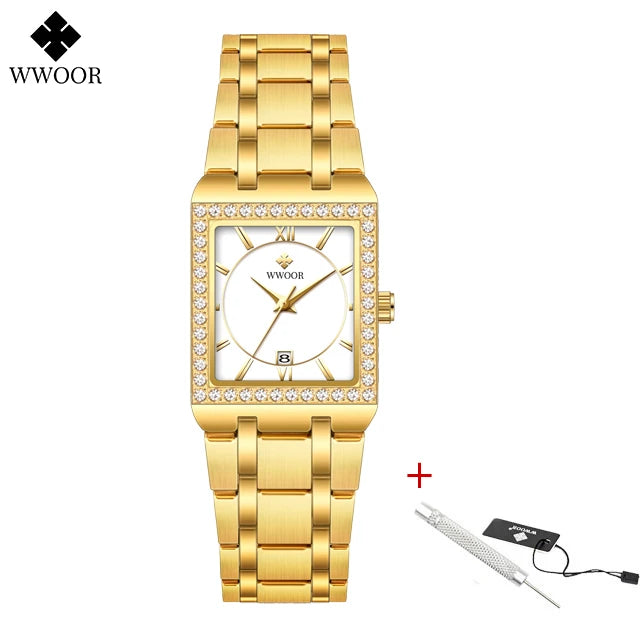 Reloj Damas Wwoor Diamond Lujo