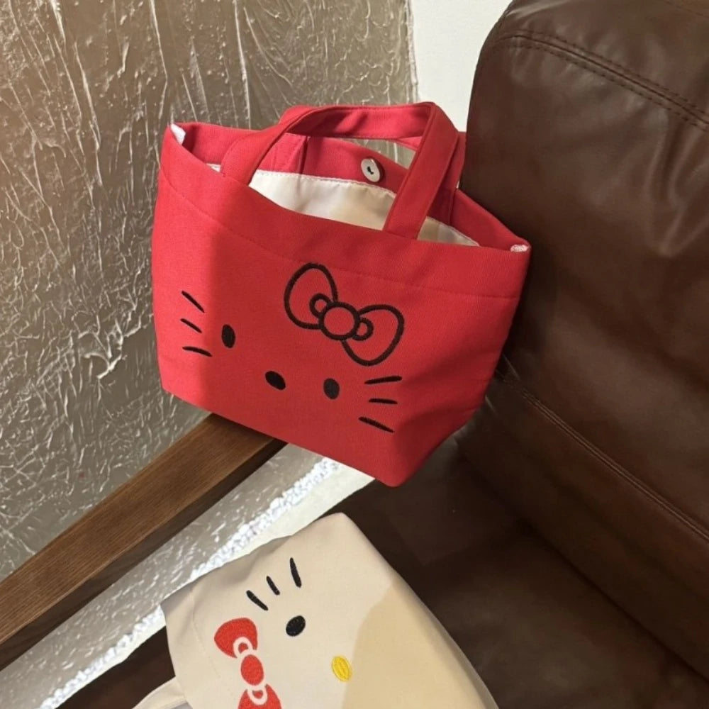 Women's Embroidered Hello Kitty Daily Bag