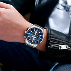 Montre Homme Quartz CURREN Luxe Chronographe Sport Étanche