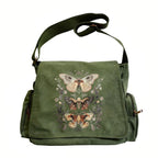 Sac bandoulière vintage en toile pour femme