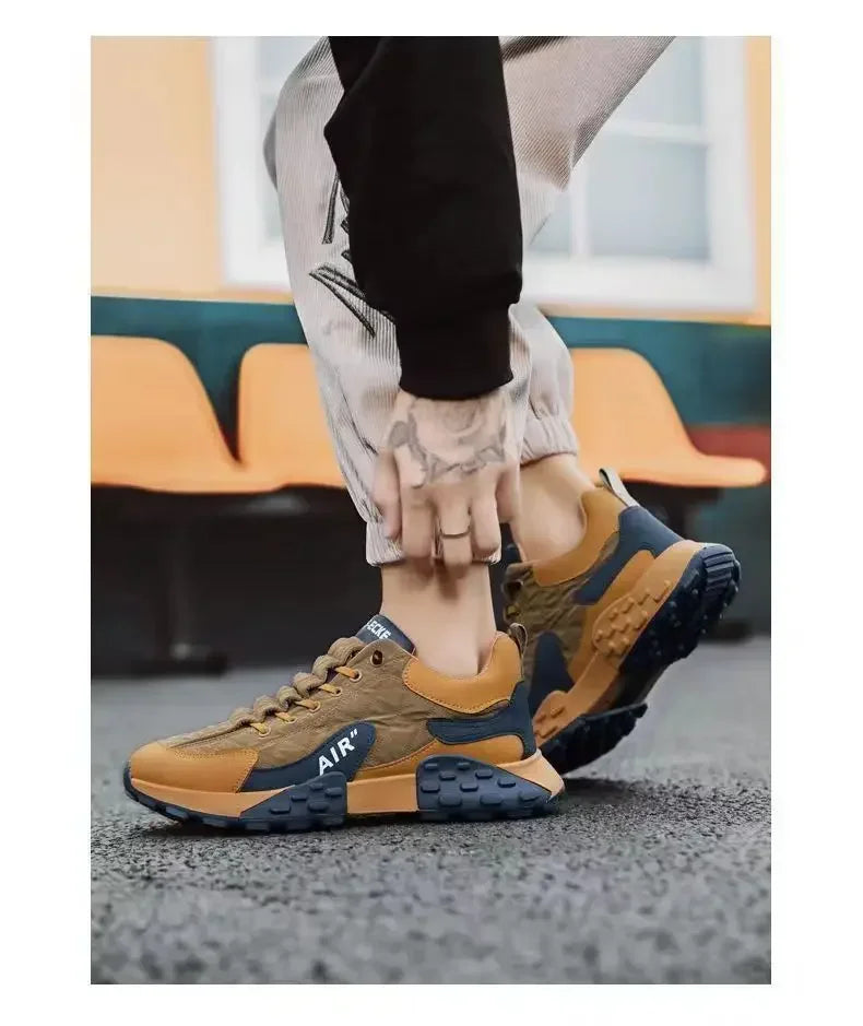 Men's Non-Slip Chunky Sole Trainers