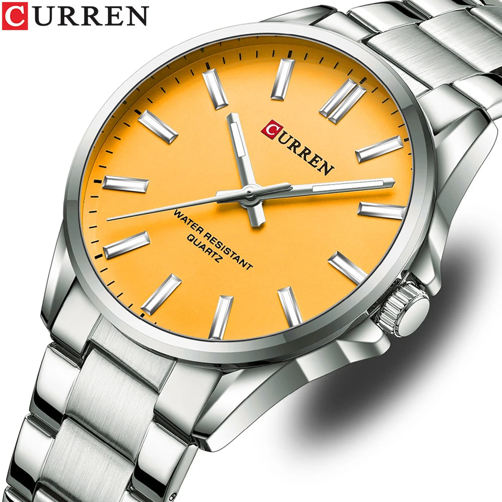 Reloj Hombre Moda Acero Inoxidable Cuarzo Negocios