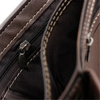 Portefeuille court en cuir PU pour homme avec bouton-pression