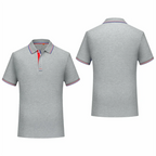 Polo Hombre Casual Color Sólido Manga Corta Transpirable