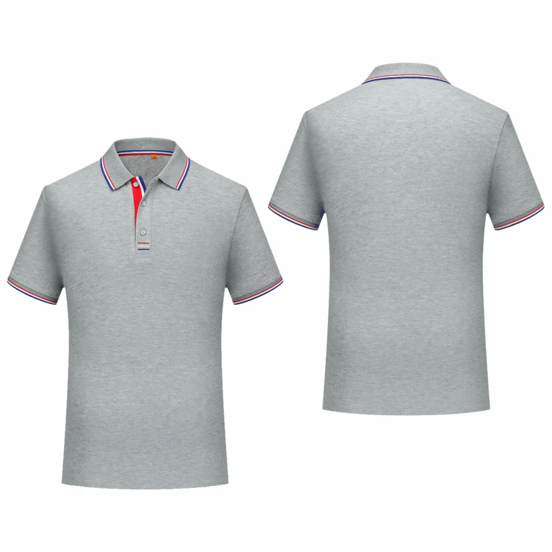 Polo Hombre Casual Color Sólido Manga Corta Transpirable