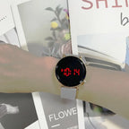 Montre numérique LED Unisexe Sport Décontracté