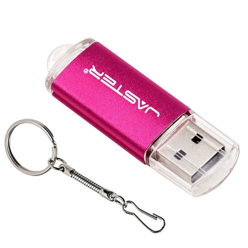 Memoria USB JASTER desde 16GB a 128GB con Llavero Gratis