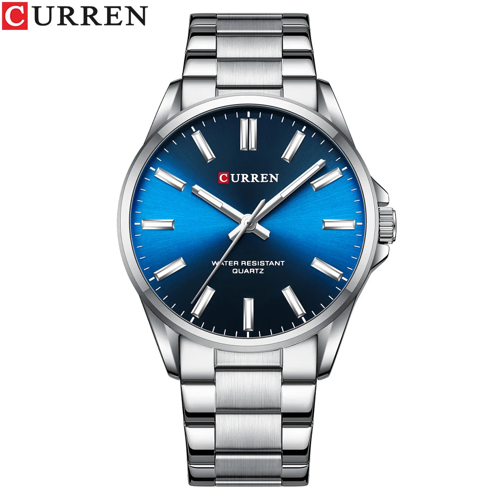 Reloj Hombre Moda Acero Inoxidable Cuarzo Negocios