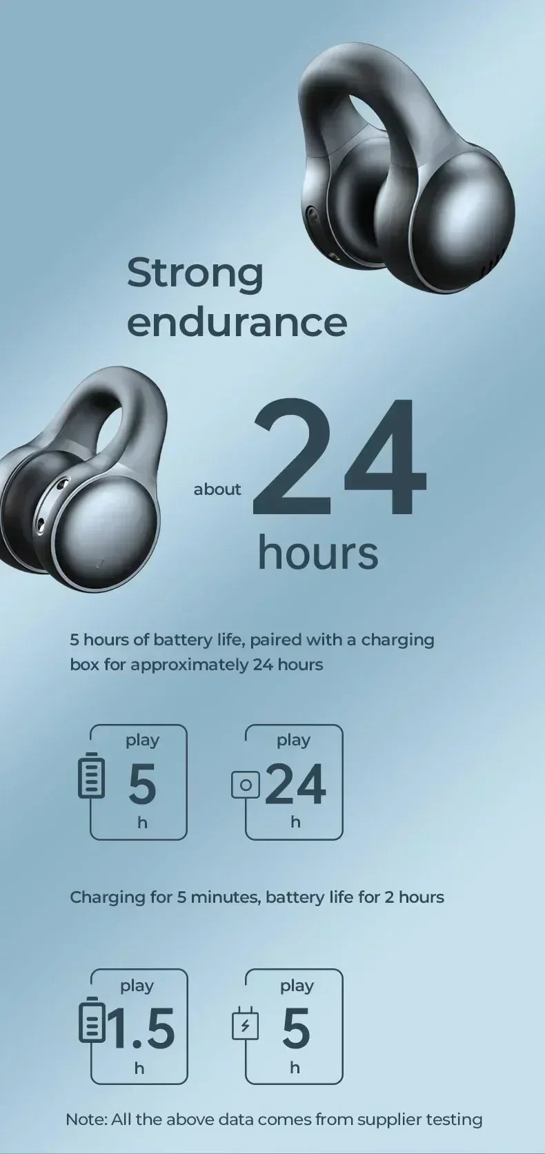 Wireless TWS X58 Bone Conduction Headphones
