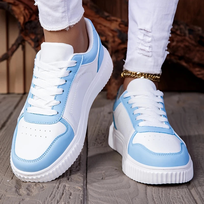 Tenis Casuales Vulcanizados con Agujetas Antideslizantes