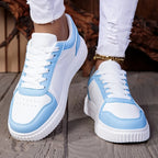 Chaussures de sport vulcanisées à lacets antidérapantes
