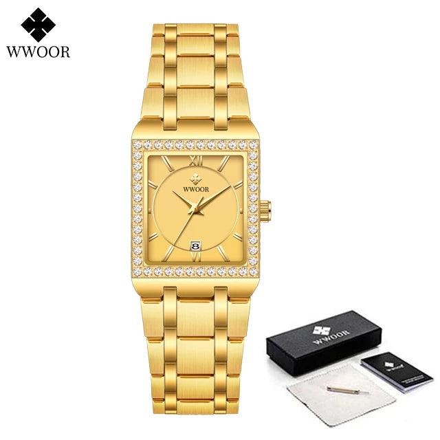 Reloj Damas Wwoor Diamond Lujo