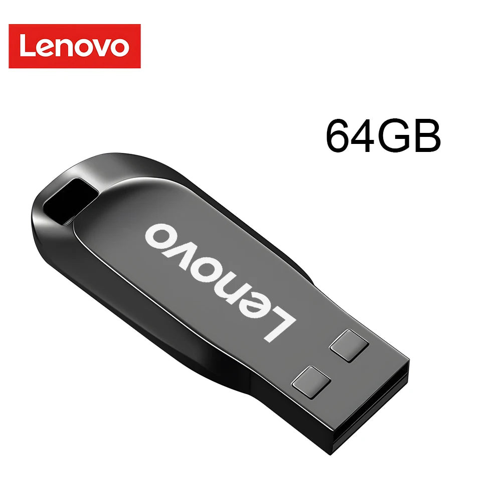 Clé USB 3.0 Lenovo métallique haute vitesse, jusqu'à 512 Go
