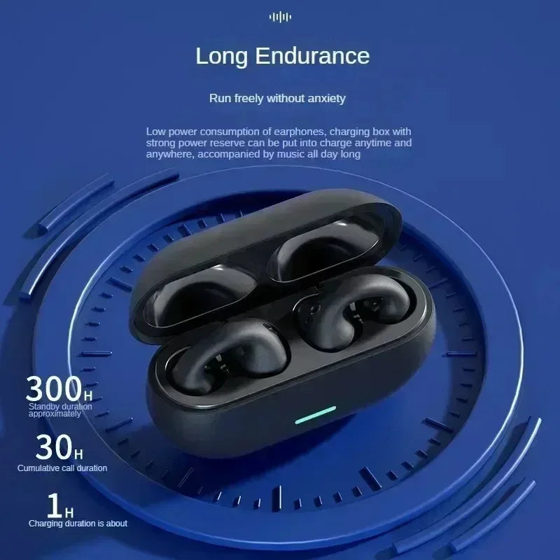 Audífonos T75 Conducción Ósea Bluetooth 5.3 Sonido Calidad