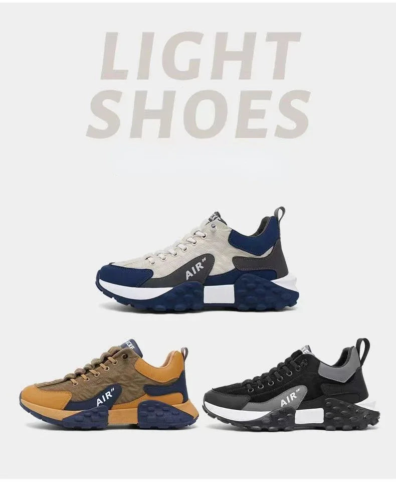Men's Non-Slip Chunky Sole Trainers