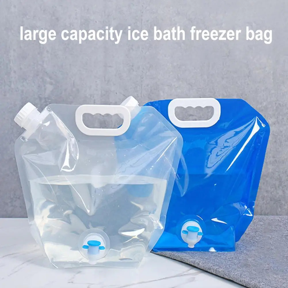 Bolsa de Agua Plegable Camping 5/10L Portátil