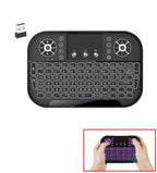Mini clavier Bluetooth A8 double mode 2.4G rétroéclairé Android TV