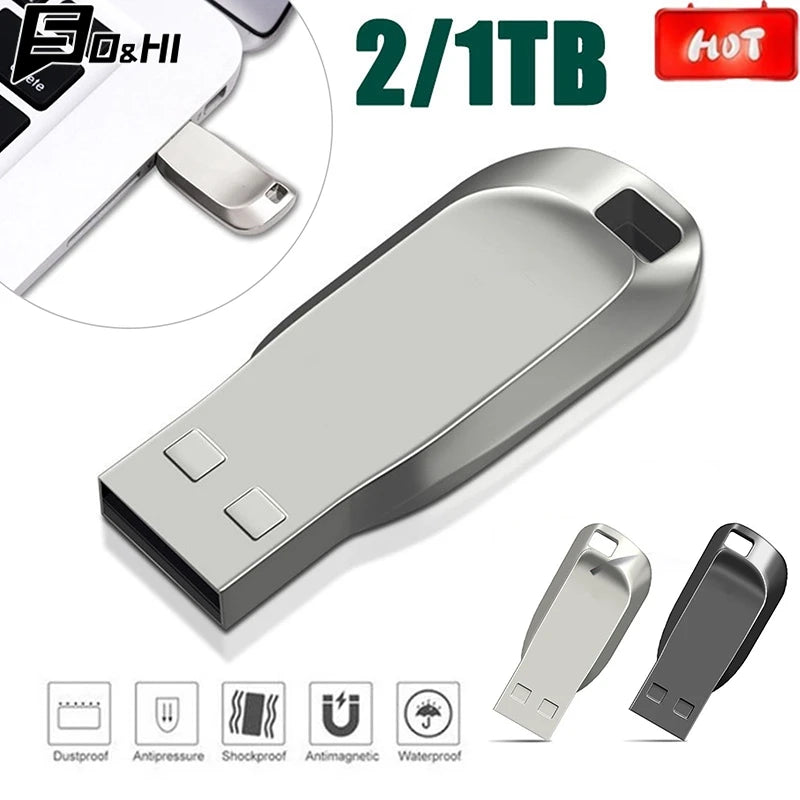 Pen Drive USB 3.0 Metal 2TB TYPE-C Impermeable