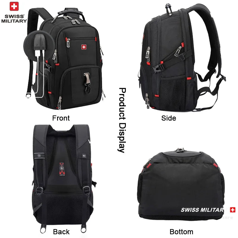 Waterproof Laptop Backpack 15.6/17" Large Capacity