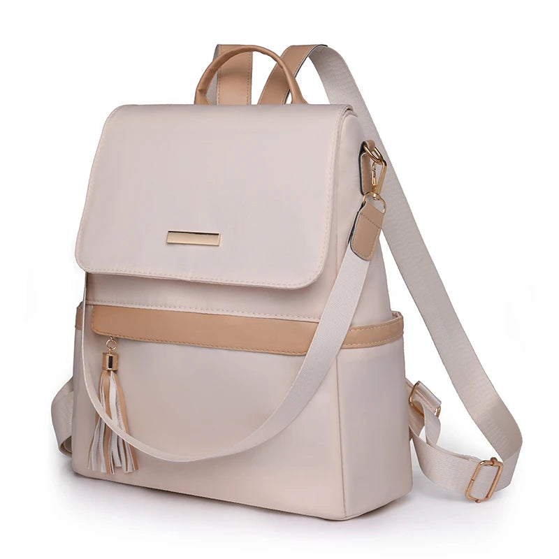 Mochila Clásica Mediana Antirrobo Correas Ajustables