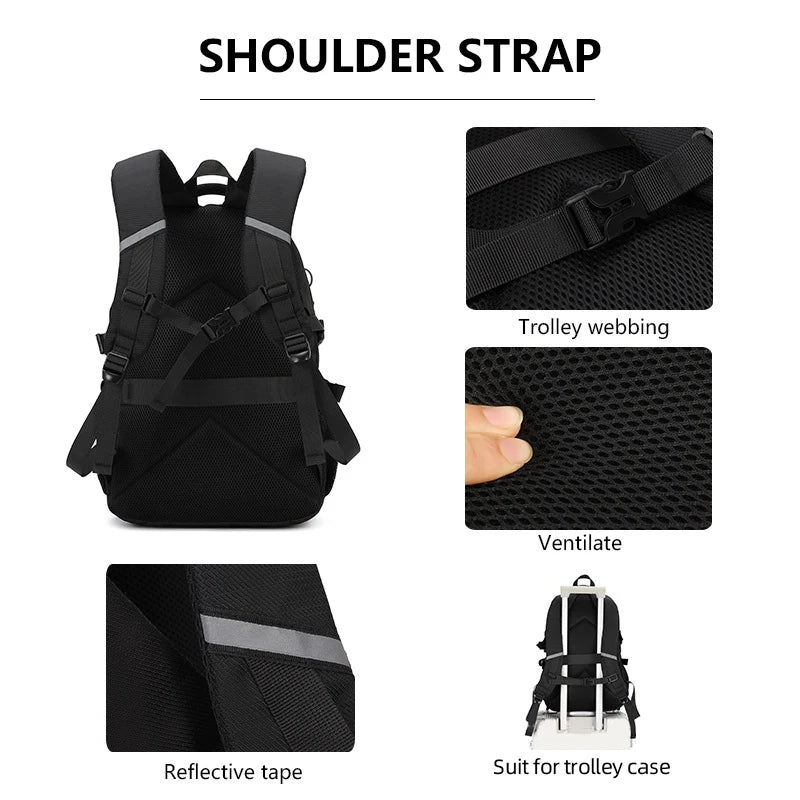 Mochila con Puerto USB Ligera Senderismo /Camping