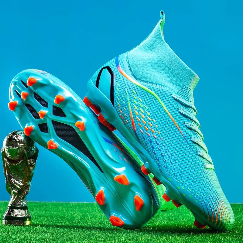 Zapatos Fútbol Hombre X2308 Blancos TF/FG Profesionales