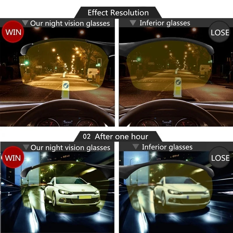 Polarized Night/Day Vision Glasses for Men