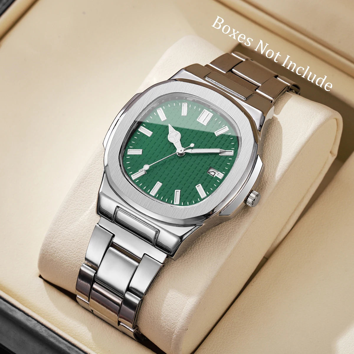 Luxury Square Quartz Stainless Steel Watch