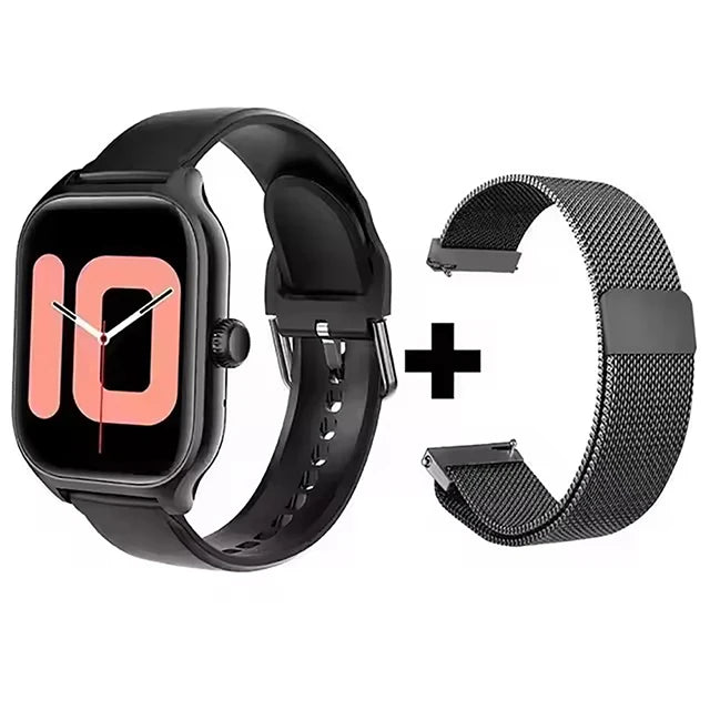 Smartwatch Hombre Mujer AMOLED 2.01'' Llamadas Bluetooth Multideporte