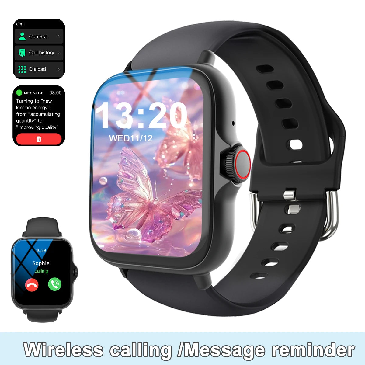 Smartwatch Hombre Mujer Notificaciones APP Deportivo iPhone Android