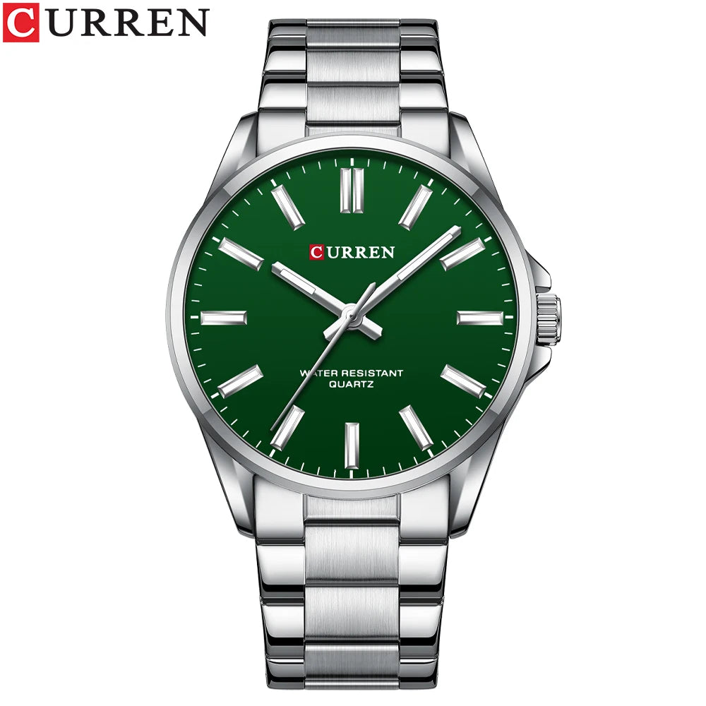 Reloj Hombre Moda Acero Inoxidable Cuarzo Negocios