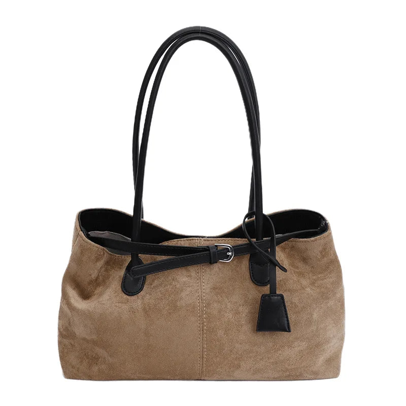 Bolso de Hombro de Cuero PU Para Mujer 2026 Retro