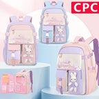 Nouveau Sac à Dos Scolaire Léger avec Protection de la Colonne Vertébrale