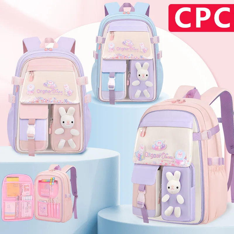 Nueva Mochila Escolar Ligera con Protección de Columna