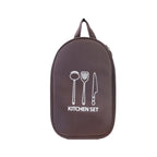 Sac de rangement pour ustensiles de camping (ustensiles non inclus)