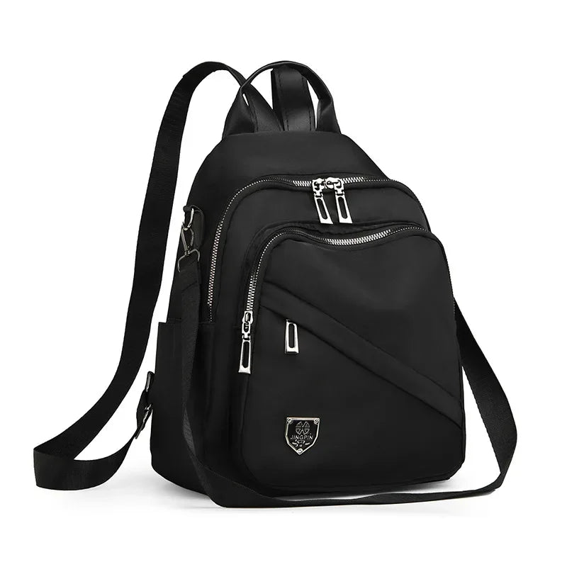 Mochila Casual Mujer Negra Bolso Tendencia