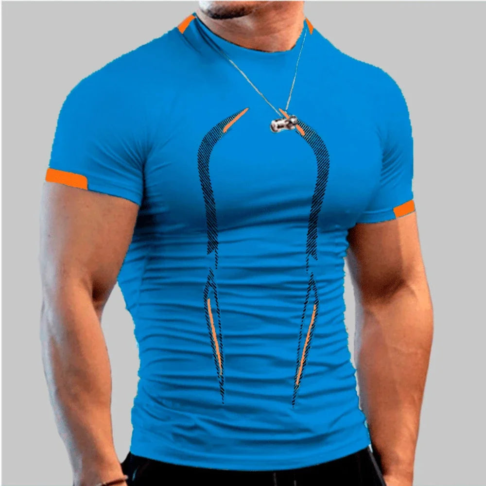 Camiseta Deportiva Hombre Transpirable Running