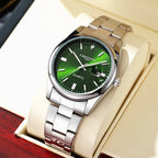 Montre Homme CHRONOS Luxe Quartz Acier Inoxydable Lumineuse Étanche