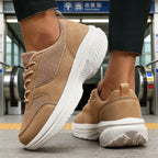 Chaussures de sport pour femme à bout large en maille respirante