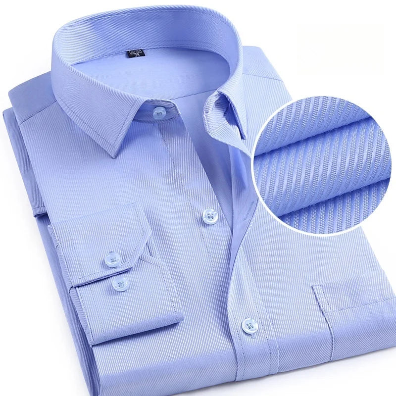 Camisa Formal de Hombre Manga Larga Oficina