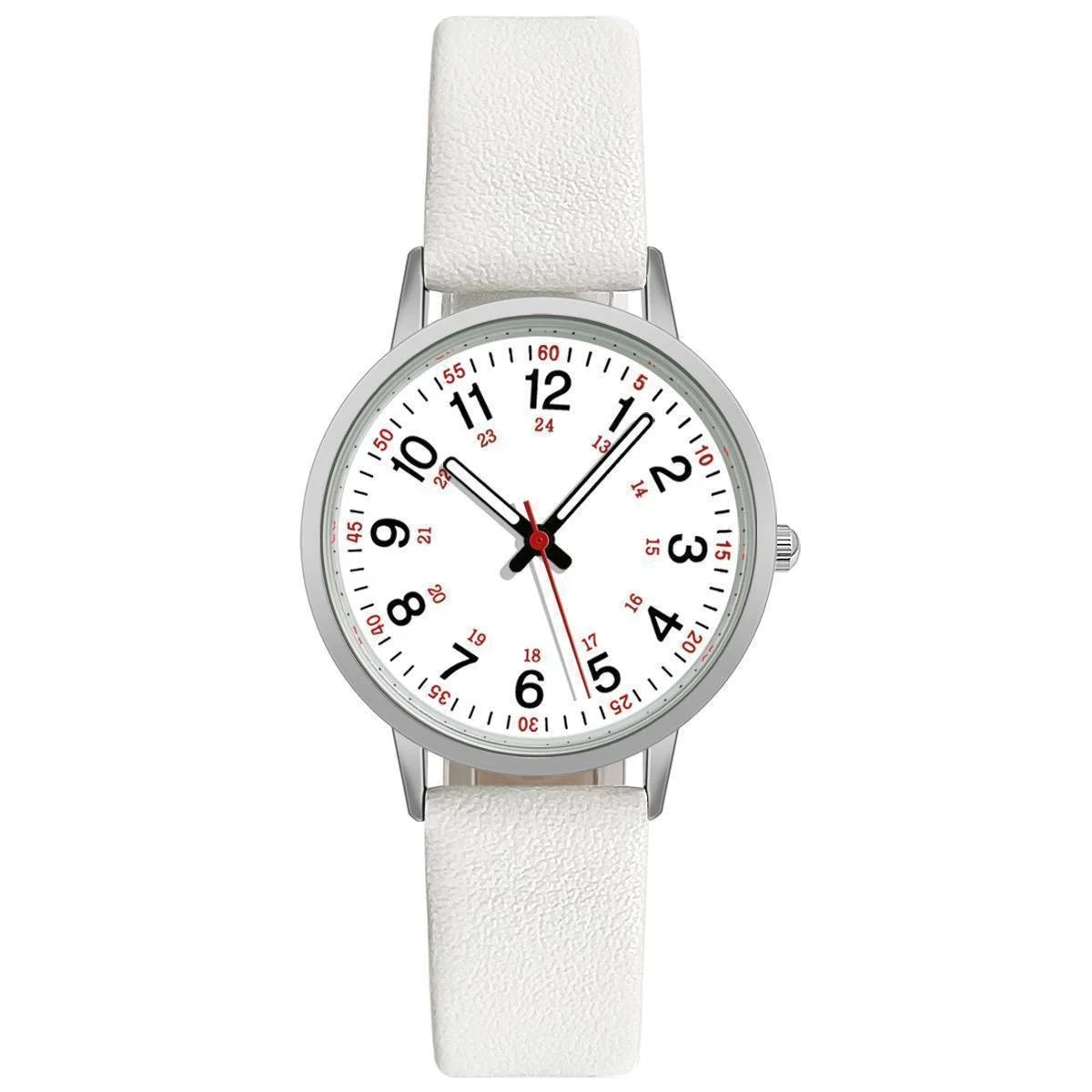 Reloj Luminoso Casual con Correa de Cuero para Mujer