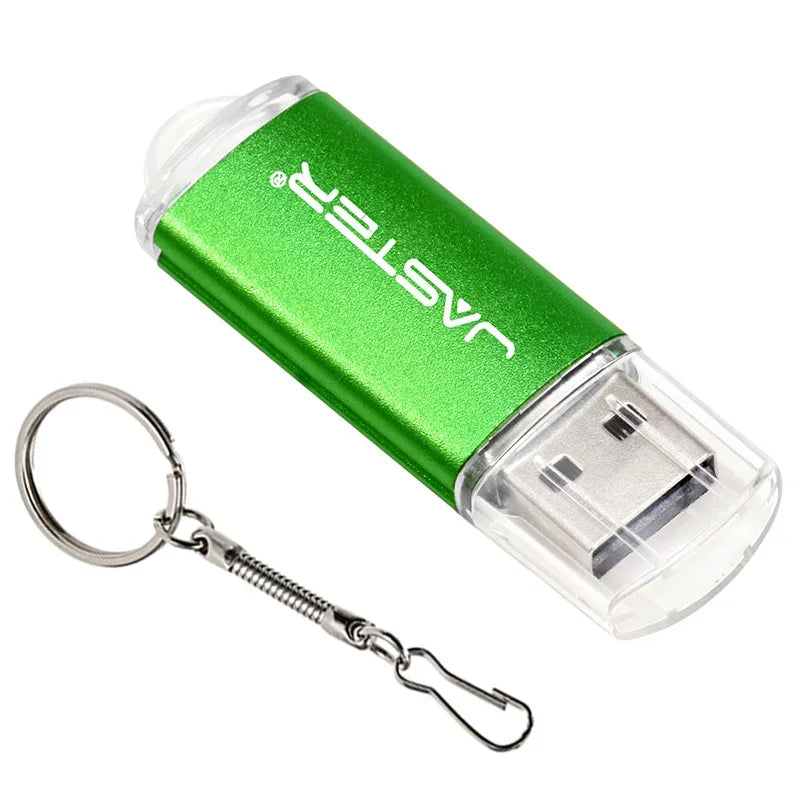 Memoria USB JASTER desde 16GB a 128GB con Llavero Gratis