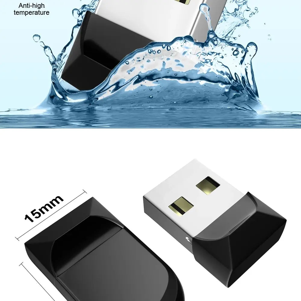 Mini Waterproof Portable High-Speed USB Flash Drive 32GB 64GB