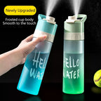 Bouteille spray pour eau 650 ml Gourde de sport portable