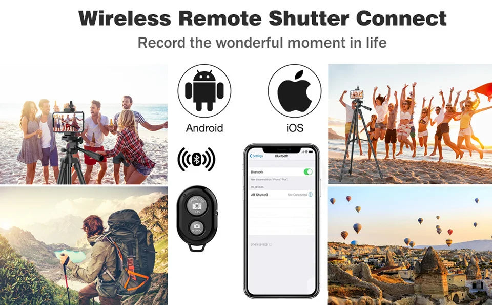 Portable Tripod for Cell Phone / DSLR Camera Selfie Stand