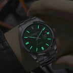 Montre Homme CHRONOS Luxe Quartz Acier Inoxydable Lumineuse Étanche